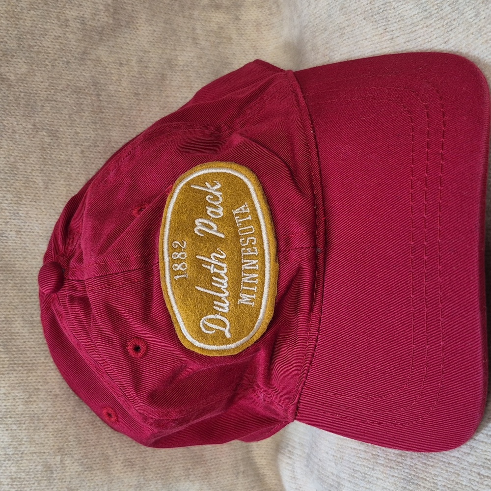 Duluth Pack Minnesota 1882 Dark Red Sliderback Hat - NWOT